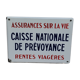Enamelled plate National Provident Fund