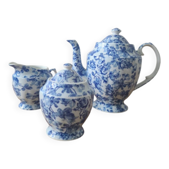 1st choice fine porcelain service - teapot - sugar bowl - milk jug