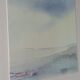 Paire d'aquarelles marines
