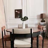 Round table solid wood old