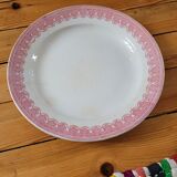 Terre de fer Lace large dinner plate from GWT&S