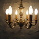 Lustre en bronze style Louis XV - 6 feux