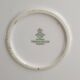 Large antique hollow plate in gilded porcelain – Tirschenreuth, Bavaria –