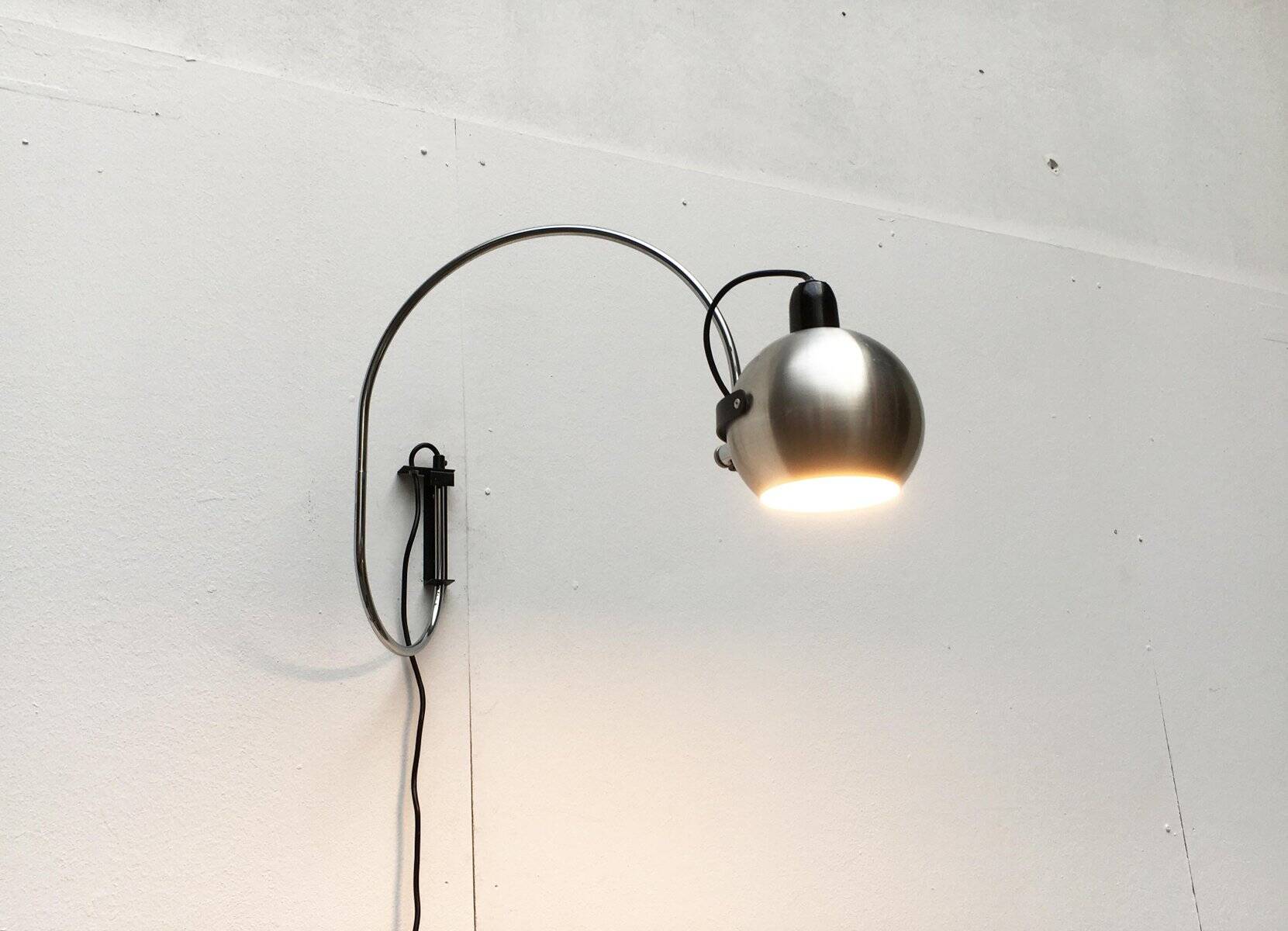 Mid-century space age wall lamp by Anvia