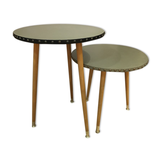 Tripod coffee table duo