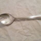 Cookie spoon in silver metal pearl model