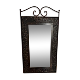 Wrought iron mirror