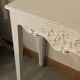 White patinated console