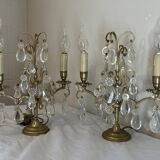 Pair of bronze candlesticks