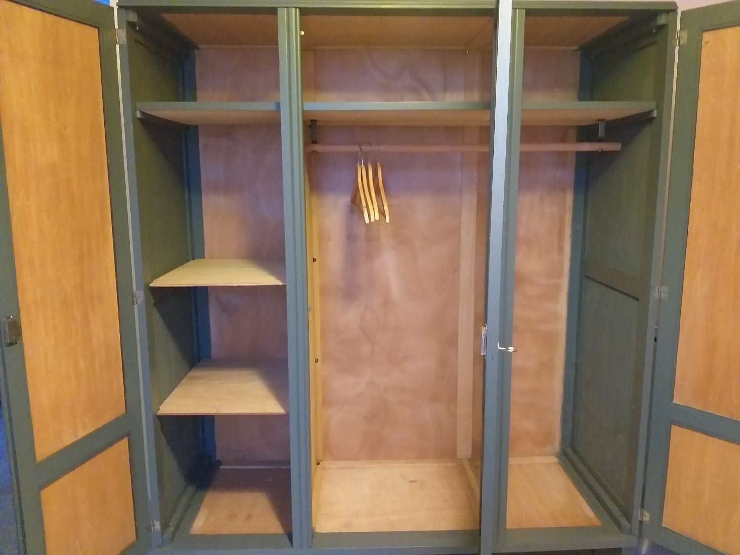 Renovated vintage jungle style wardrobe