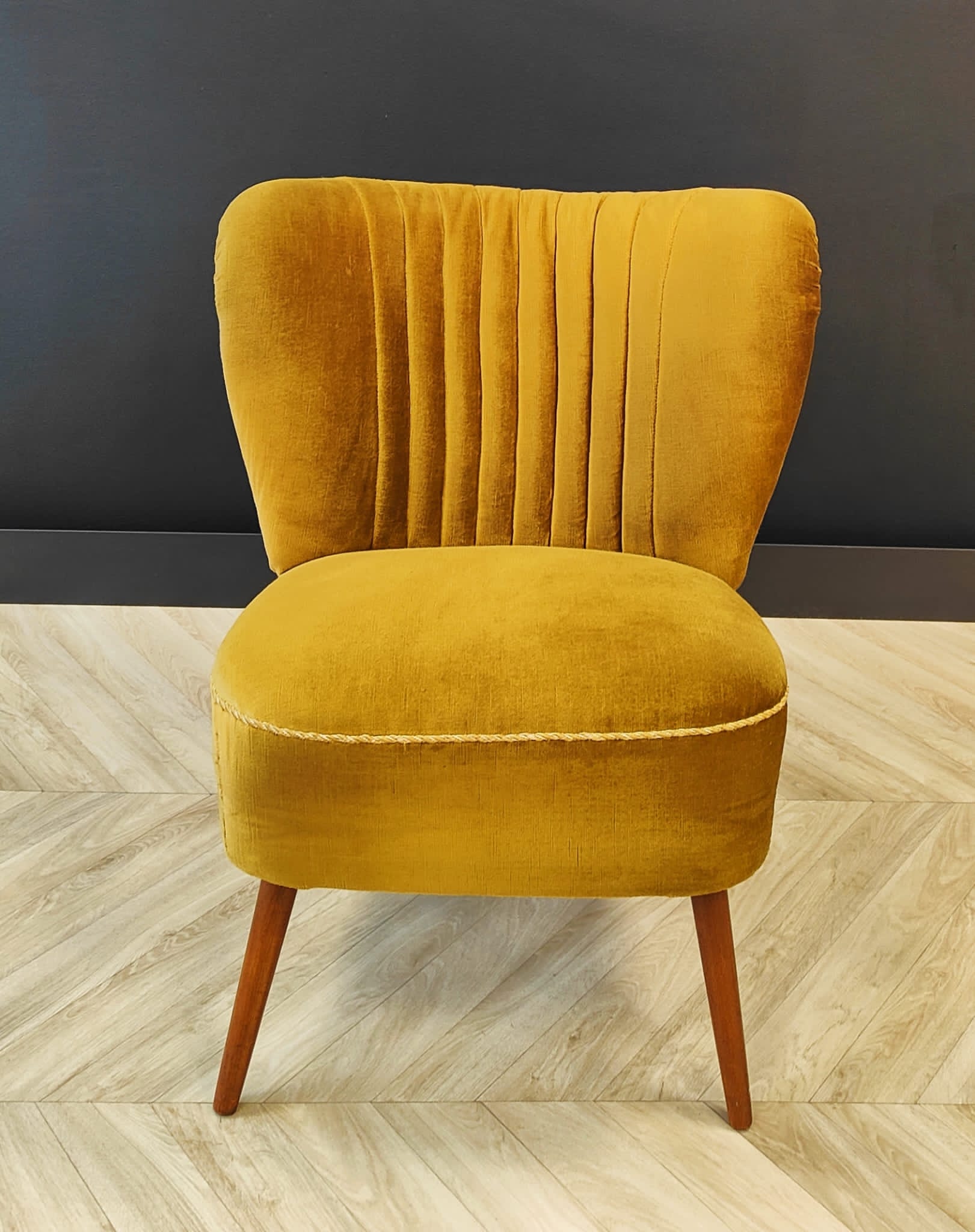 Mid century cocktail chair vintage