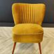 Mid century cocktail chair vintage