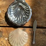 Shell butter dish