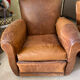 2 vintage club armchairs