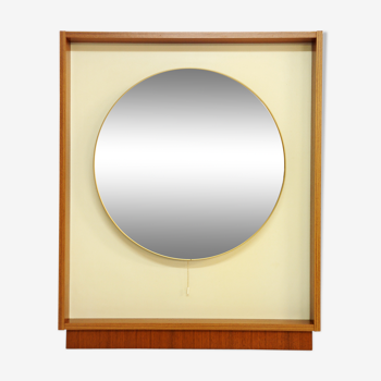 Miroir scandinave rétro-éclairé -années 60 79x96cm