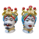 Teste di moro siciliane in ceramica