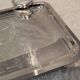 Christofle Vertigo Yainville silver-plated rectangular tray