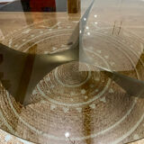 Propeller coffee table