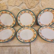 Set of 6 vintage "Gallery" dinner plates