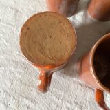 Glazed ceramic mugs