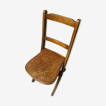 Old Venesta Children's Folding Chair, 1st half 20th Century.