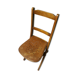 Old Venesta Children's Folding Chair, 1st half 20th Century.