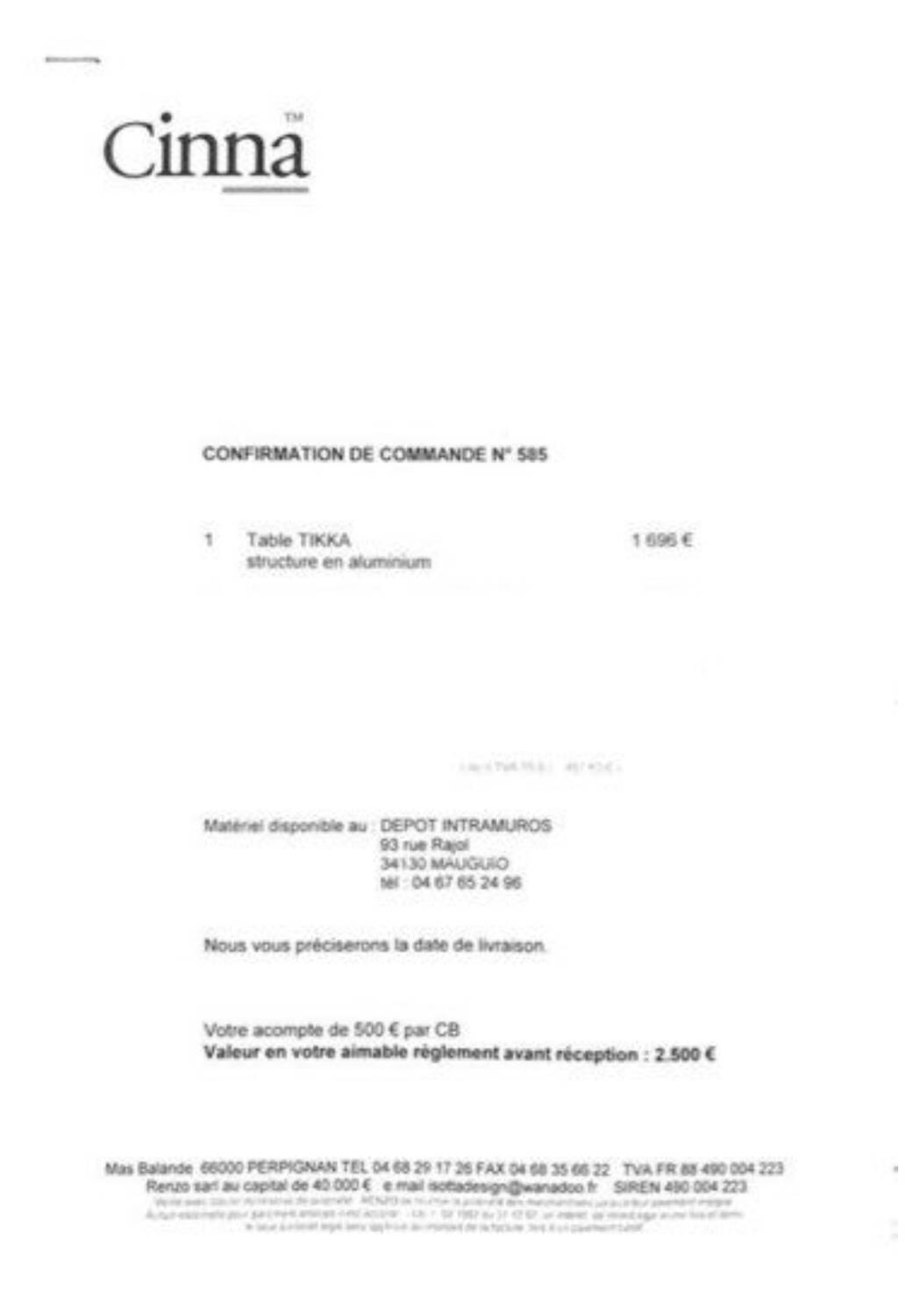 Large Tikka table by Miki Astori