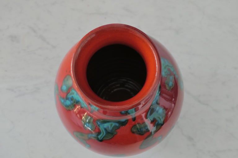 Vintage ceramic vase of the 20th century, Italy, 1980s