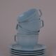 Porcelain cups and saucers x4