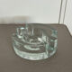 Glass tea light holder