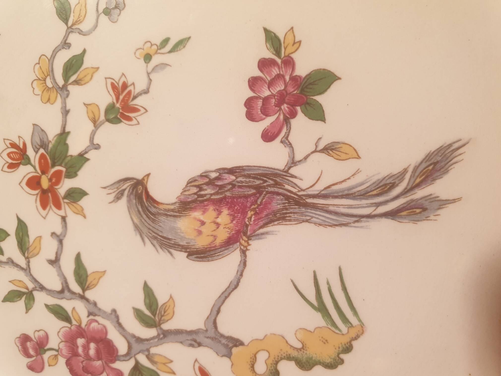 Set of 10 Condé Digoin Sarreguemines dessert plates