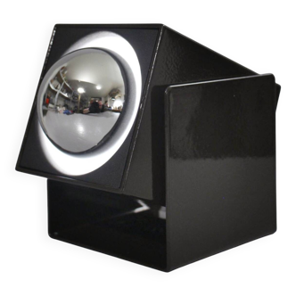 Lita France lamp or cube wall light modernist design 1970s dark brown