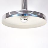 Vintage Space Age hanging pendant lamp in chrome by Erco, 1970s