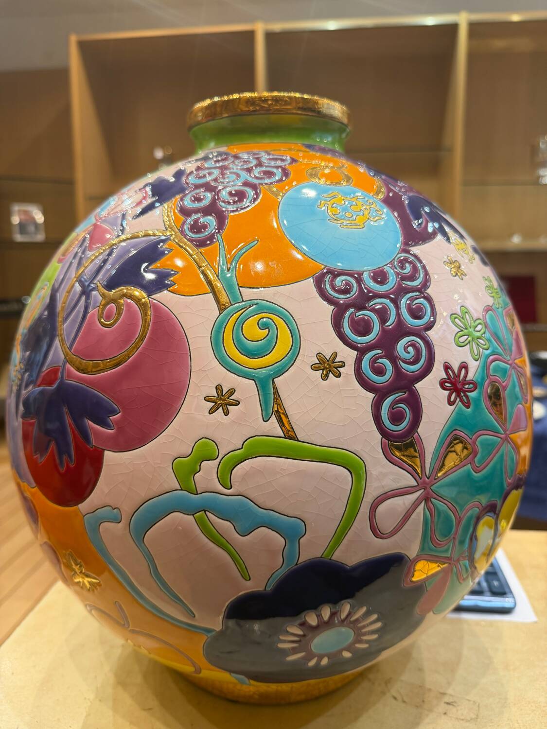 Vase Émaux de Longwy