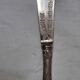 Art deco silver cake knife