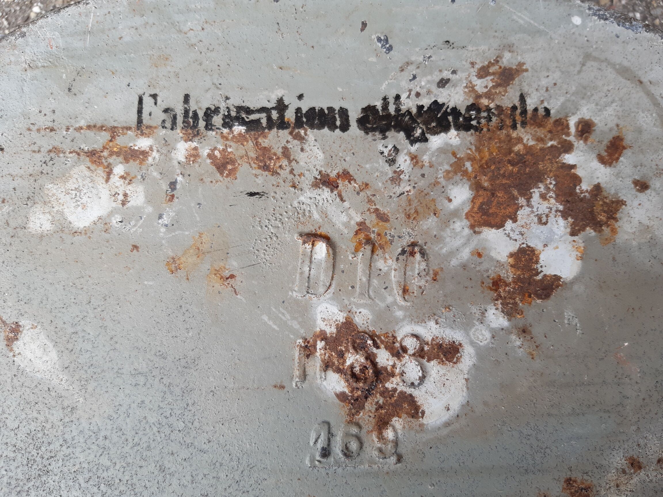 Enamelled cast iron sink 1940