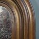 Old French fireplace mirror with beautiful ornament
