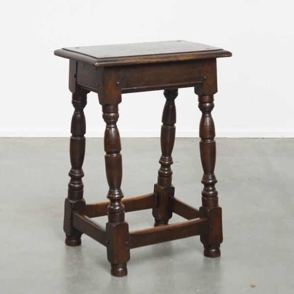 Tabouret / Tabouret articulé / Table d'appoint anglais antique du XVIIIe siècle