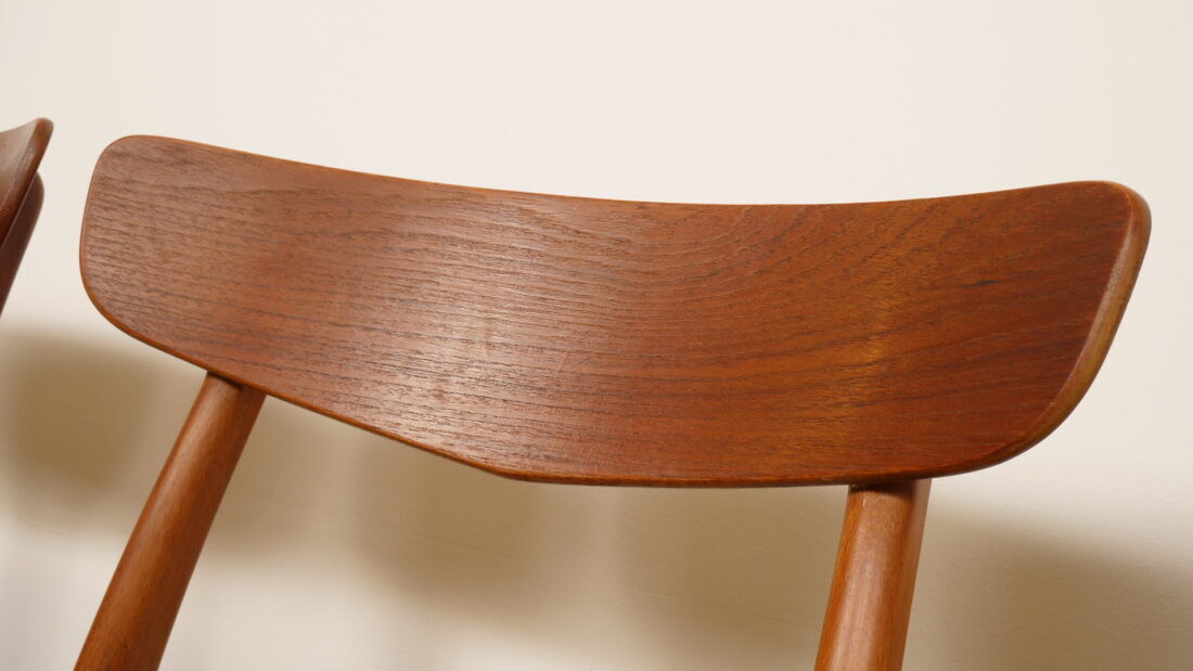 6 x dining chairs | Farstrup | Model 210 | Reupholstered | Green