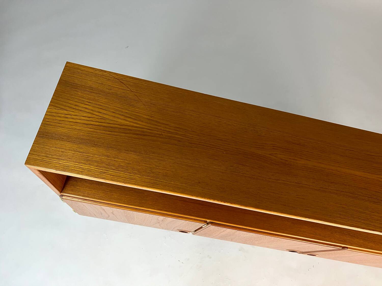 Danish teak sideboard shelf by Sven Ellekaer for E. Boisen 70s vintage