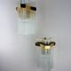Pair of Gaetano Sciolari wall lights for Lightolier, Italy, circa 1970s