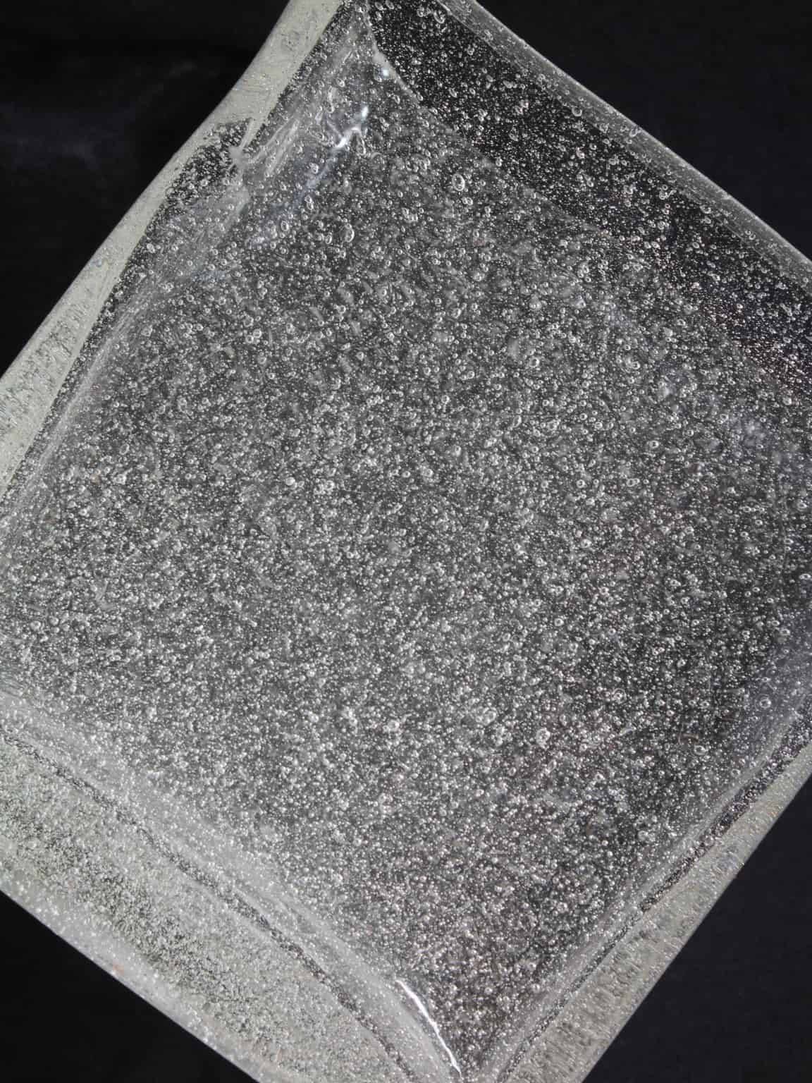 Oiva Toikka "Iglu" Bubbles Glass Vase, For Nuutajärvi, 1970s