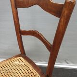 Pair chairs cans d'estaminet XIXth