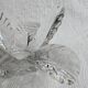 Bougeoir "Fleur" en cristal