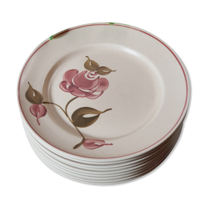 Lot de 6 assiettes plates
