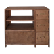Old small workshop furniture made of wood.