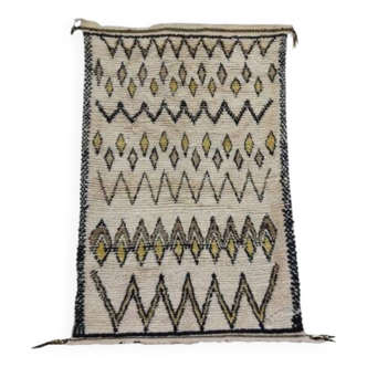 Handmade Berber wool mrirt rug 187 X 117 CM
