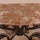 console in wrought iron in Louis XV style - 19th century