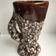 Ceramic vase Fat Lava 70s