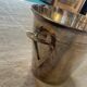 Silver metal champagne bucket